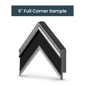 ÉCHANTILLON - Argent antique et noir