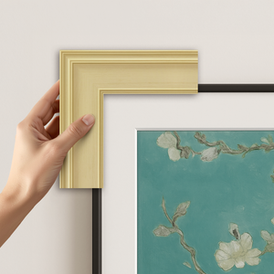 Deco TV Frames Samsung the Frame TV Antique White