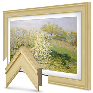 Deco TV Frames Samsung the Frame TV Antique White
