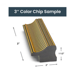MUESTRA - Aleación de oro pálido - Perfil: Scoop