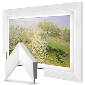 Deco TV Frames Samsung the Frame TV Gloss White