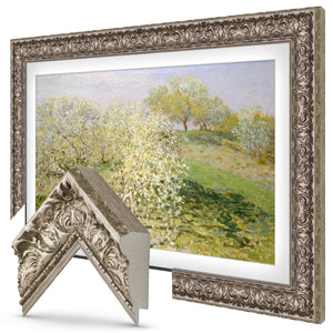 Deco TV Frames Samsung the Frame TV Tuscan Silver