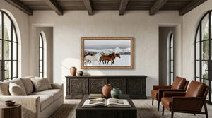 Deco TV Frames Samsung the Frame TV Tuscan Copper