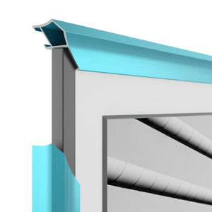 Caribbean Turquoise - Alloy Prismatic Samsung Frame Bezel (2017-2020)