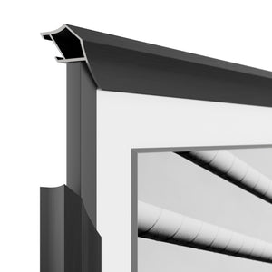 Anodized Black - Alloy Prismatic Samsung Frame Bezel