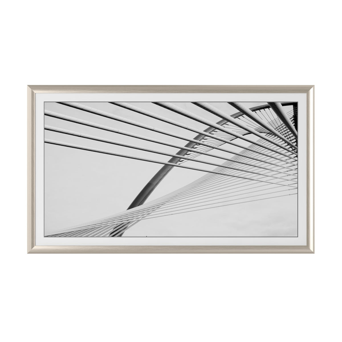 Argent allemand - Lunette de cadre Samsung prismatique en alliage