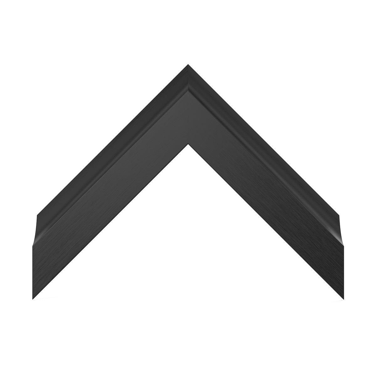 Anodized Black - Alloy Scoop Samsung Frame TV Bezel