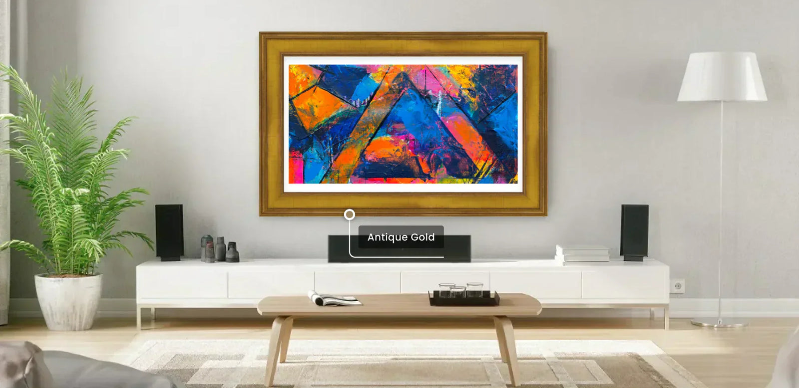 Transform Your Personalized Art Experience with The Frame Pro:  For Museum-Quality Display