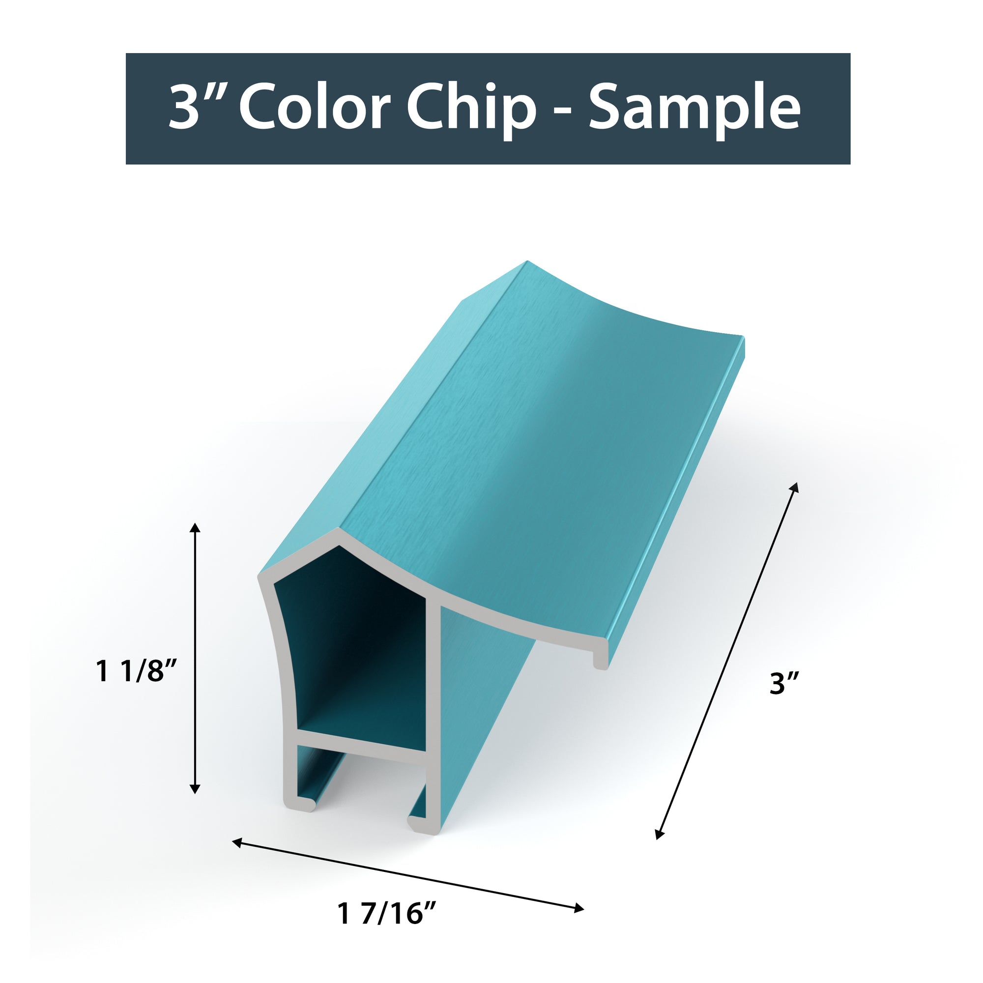 SAMPLE - Turquoise Alloy - Profile: Prismatic