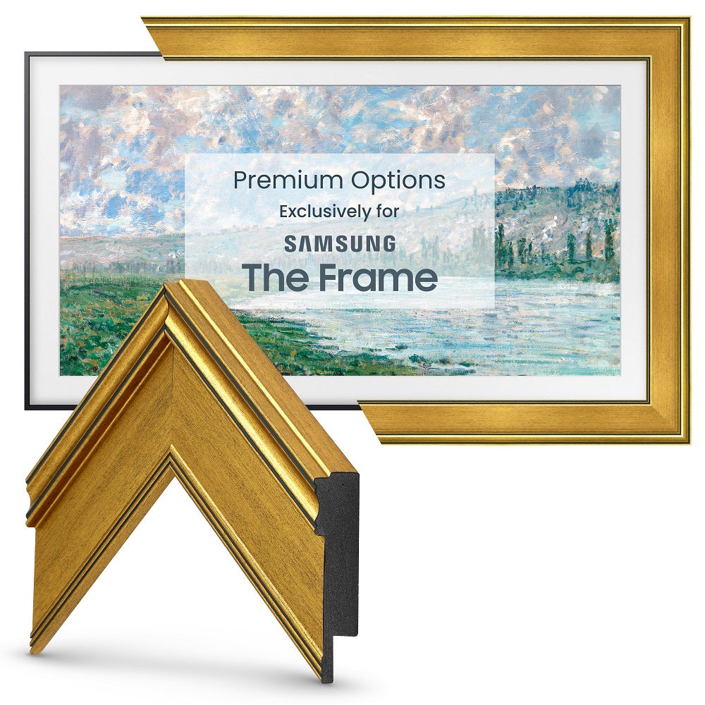 Antique Gold for Samsung The TV | Deco Frames