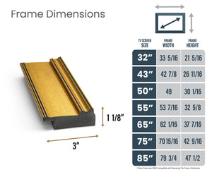 Gold Samsung The Frame