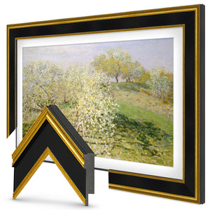 Deco TV Frames Samsung the Frame TV Antique Gold and Black
