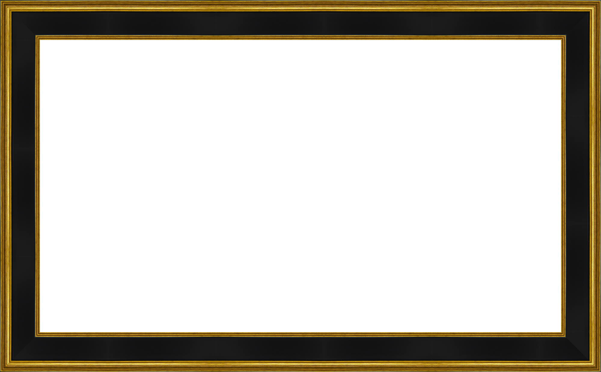 Gold & Black Frame for Samsung The Frame TV | Deco TV Frames Gold & Black Frame for Samsung The Frame TV | Deco TV Frames