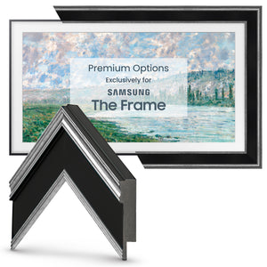 Deco TV Frames Samsung the Frame TV Antique Silver and Black