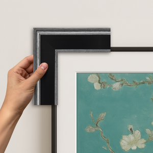 Deco TV Frames Samsung the Frame TV Antique Silver and Black