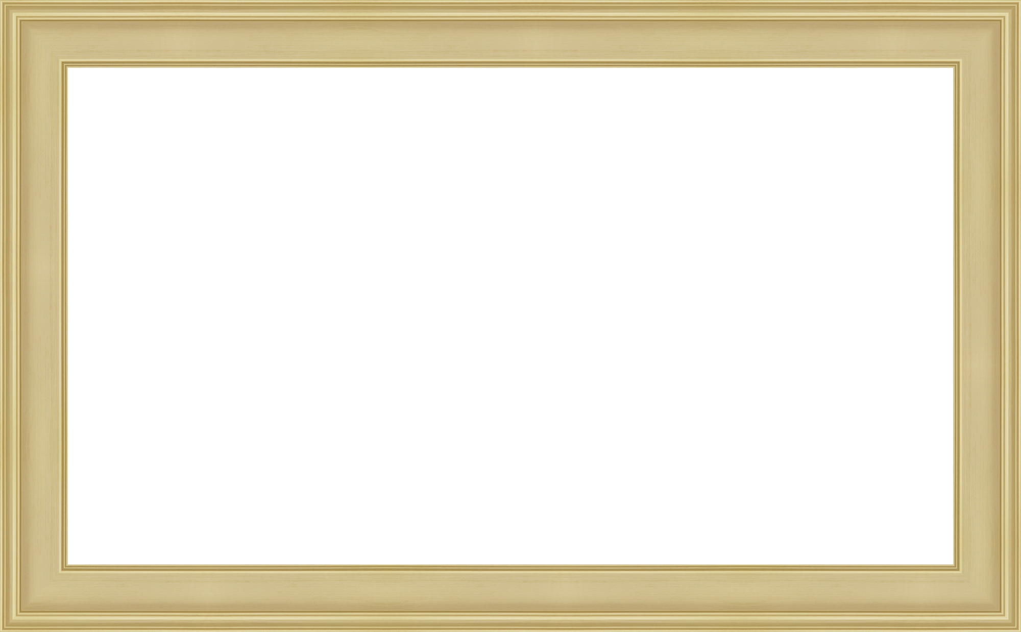 White Frame for Samsung The Frame TV Deco TV Frames