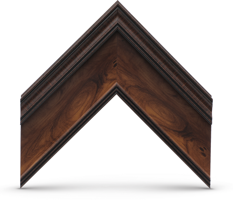 Burlwood Frame for Samsung The Frame TV | Deco TV Frames
