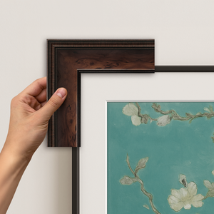 Deco TV Frames Samsung the Frame TV Burlwood