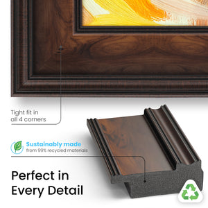 Deco TV Frames Samsung the Frame TV Burlwood