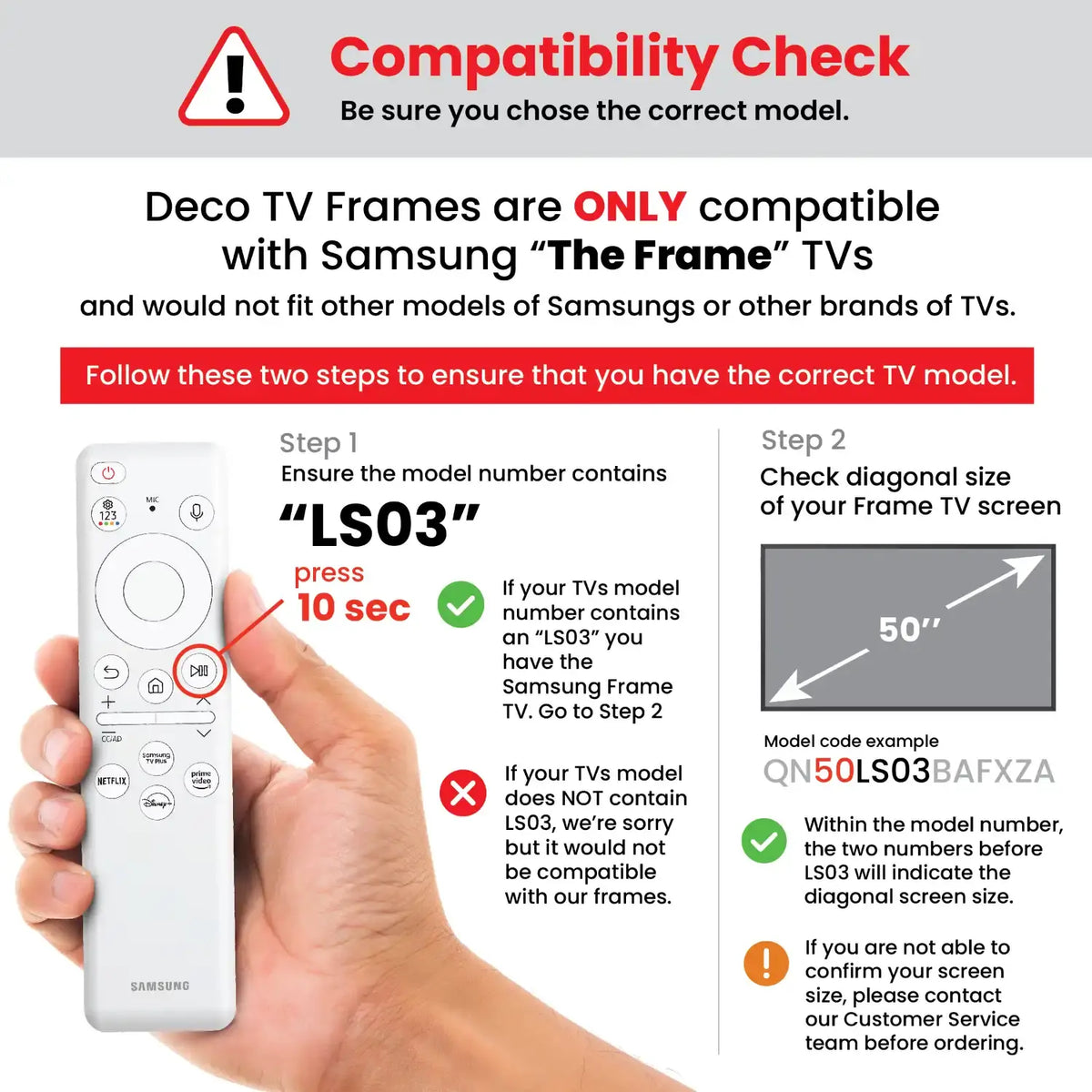Pure White - Alloy Prismatic Samsung Frame Bezel