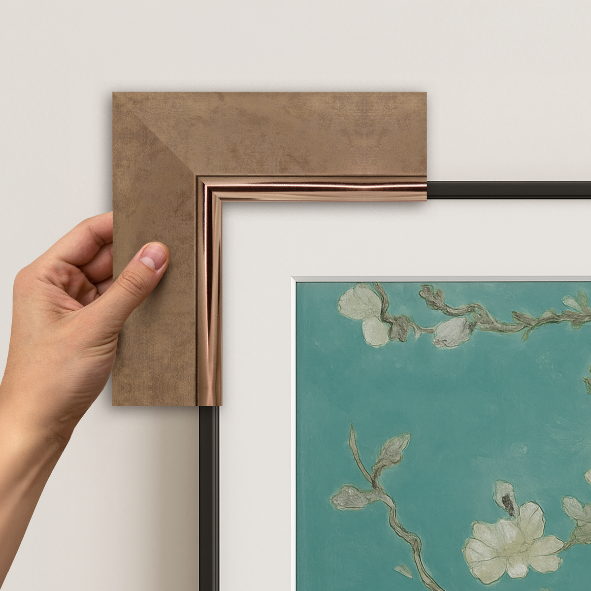 Deco TV Frames Samsung the Frame TV Contemporary Bronze