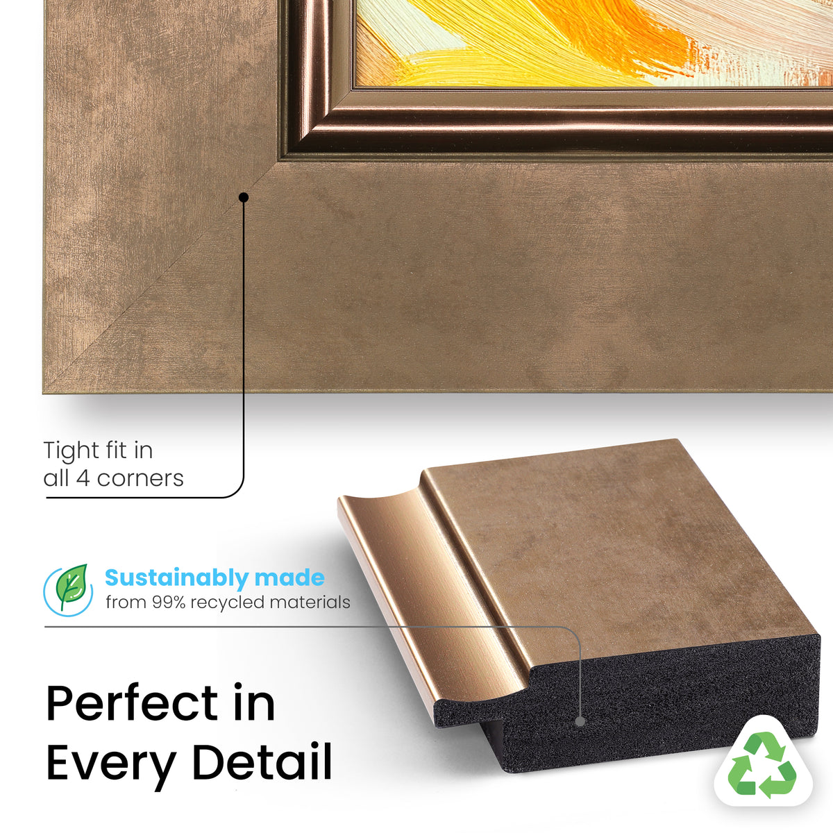 Deco TV Frames Samsung the Frame TV Contemporary Bronze