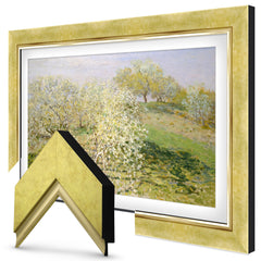 Deco TV Frames Samsung the Frame TV Contemporary Gold