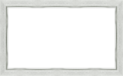 Silver Frame for Samsung The Frame TV | Deco TV Frames