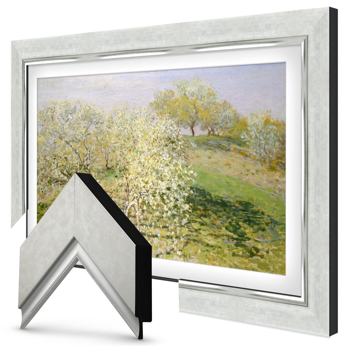 Deco TV Frames Samsung the Frame TV Contemporary Silver