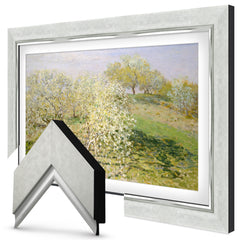 Deco TV Frames Samsung the Frame TV Contemporary Silver