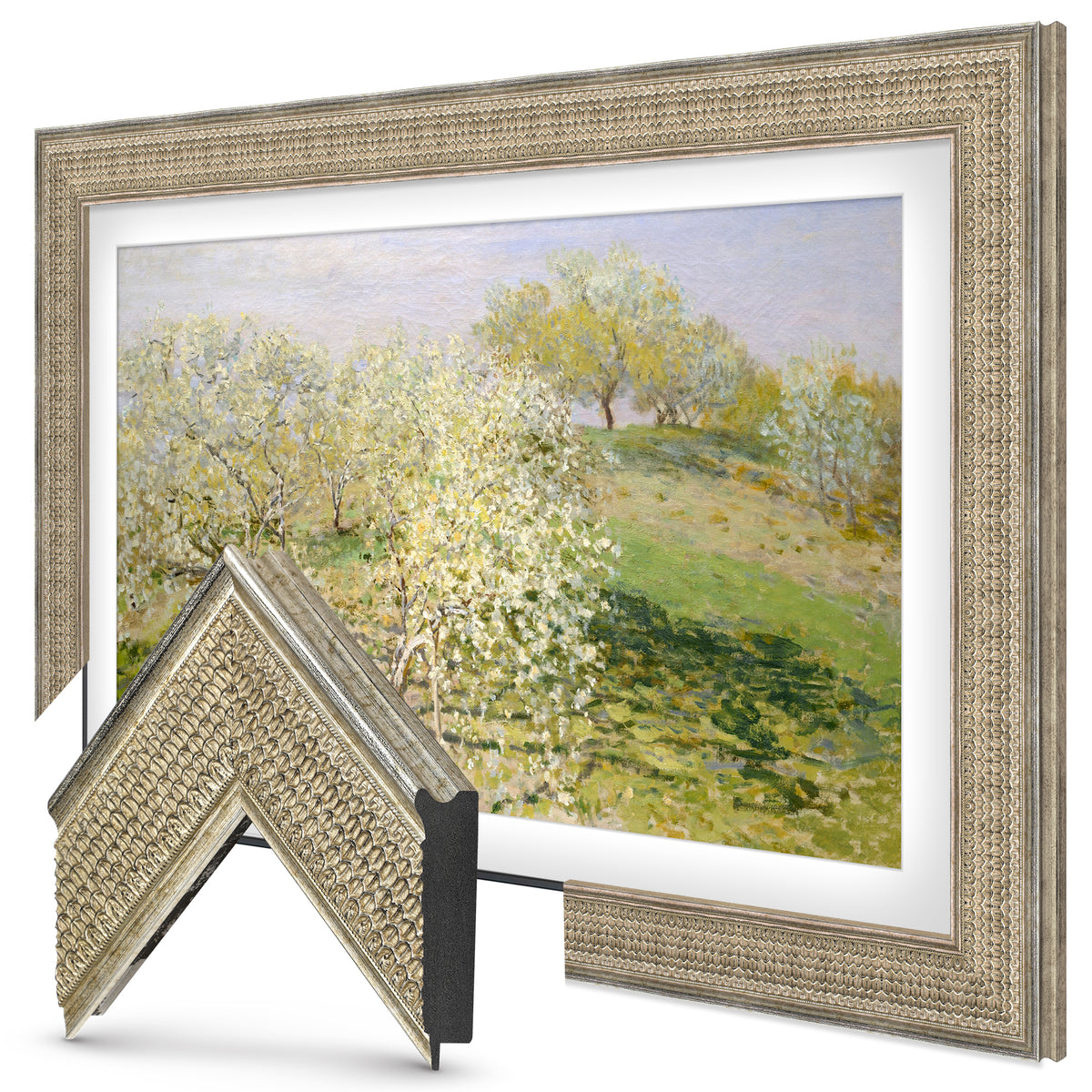 Deco TV Frames Samsung the Frame TV Gatsby Silver