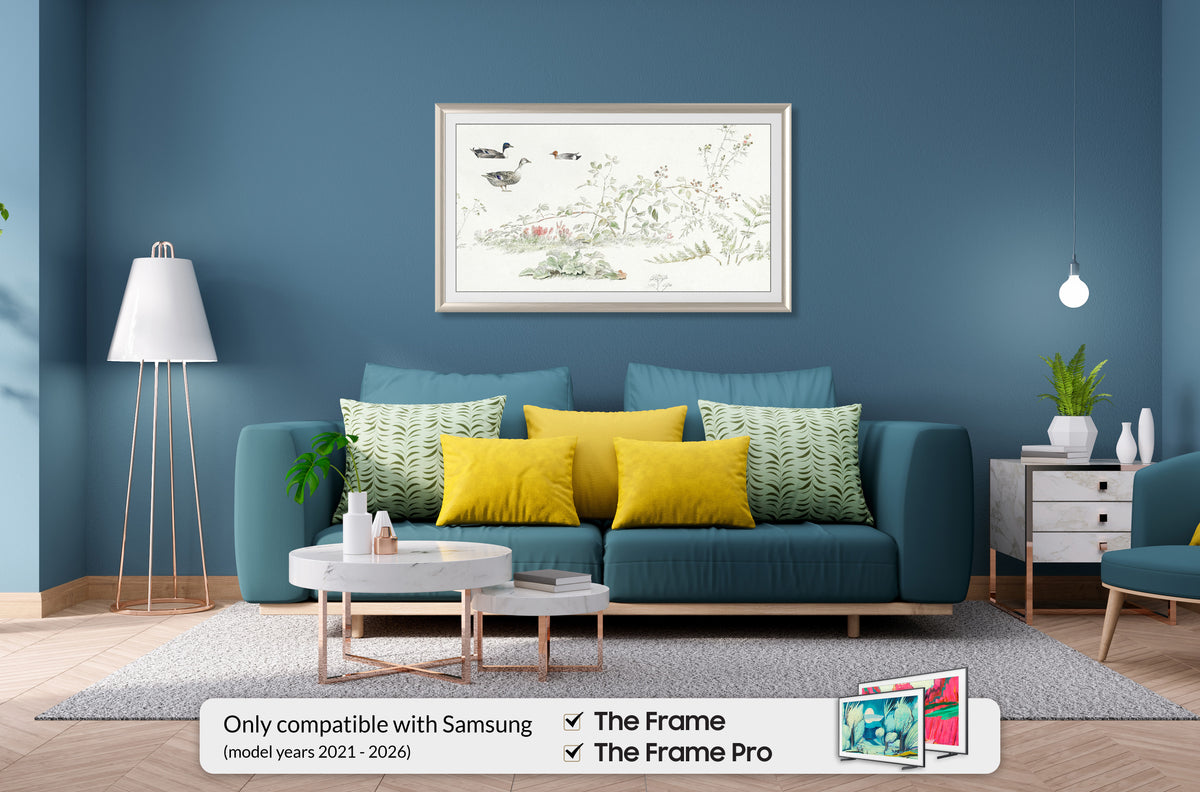 German Silver - Alloy Prismatic Samsung Frame TV Bezel