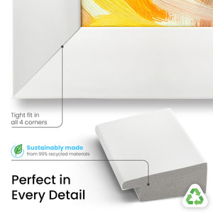 Deco TV Frames Samsung the Frame TV Gloss White