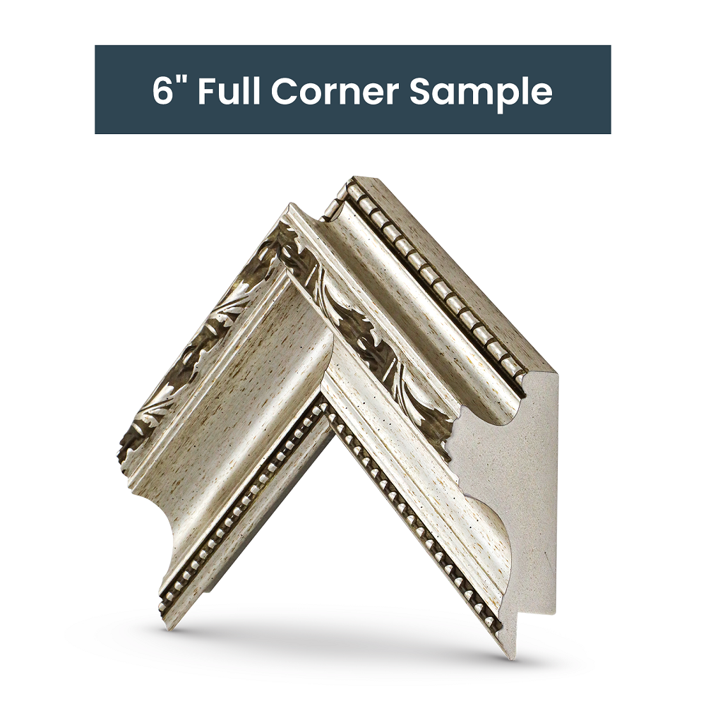 Deco TV Frames Samsung the Frame TV Ornate Silver Sample