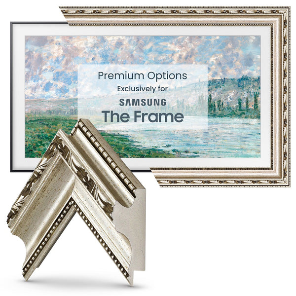  deco frame♡ Ornate Silver Frame for Samsung The Frame TV | Deco TV Frames