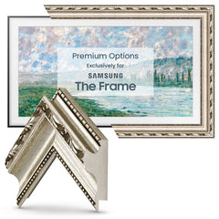 Deco TV Frames Samsung the Frame TV Ornate Silver