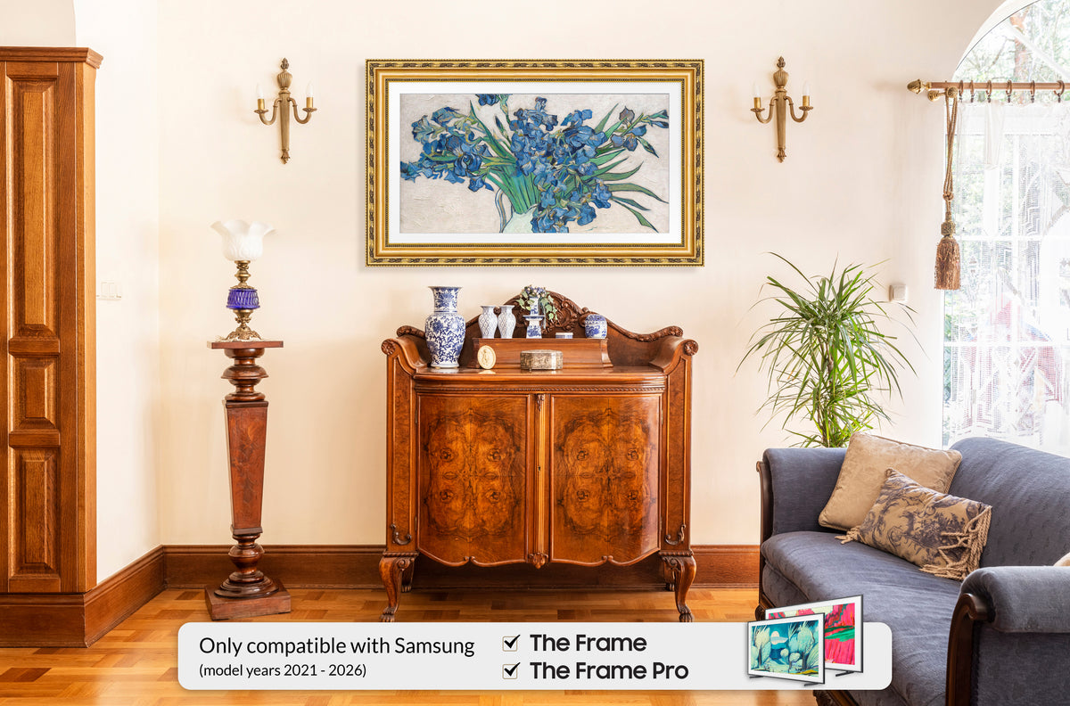 Deco TV Frames Samsung the Frame TV Ornate Gold