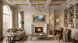 Deco TV Frames Samsung the Frame TV Ornate Gold