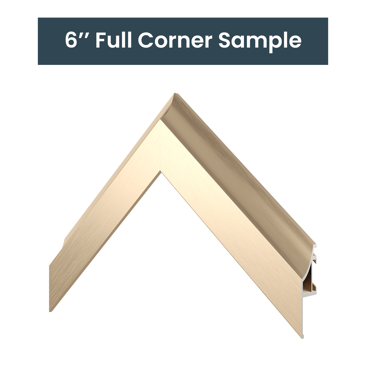 SAMPLE - Pale Gold Alloy - Profile: Scoop