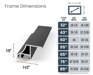 MUESTRA - Aleación negra anodizada - Perfil: Scoop