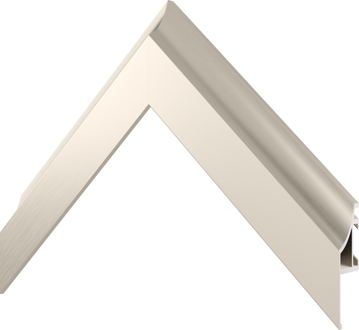 German Silver - Alloy Scoop Samsung Frame Bezel