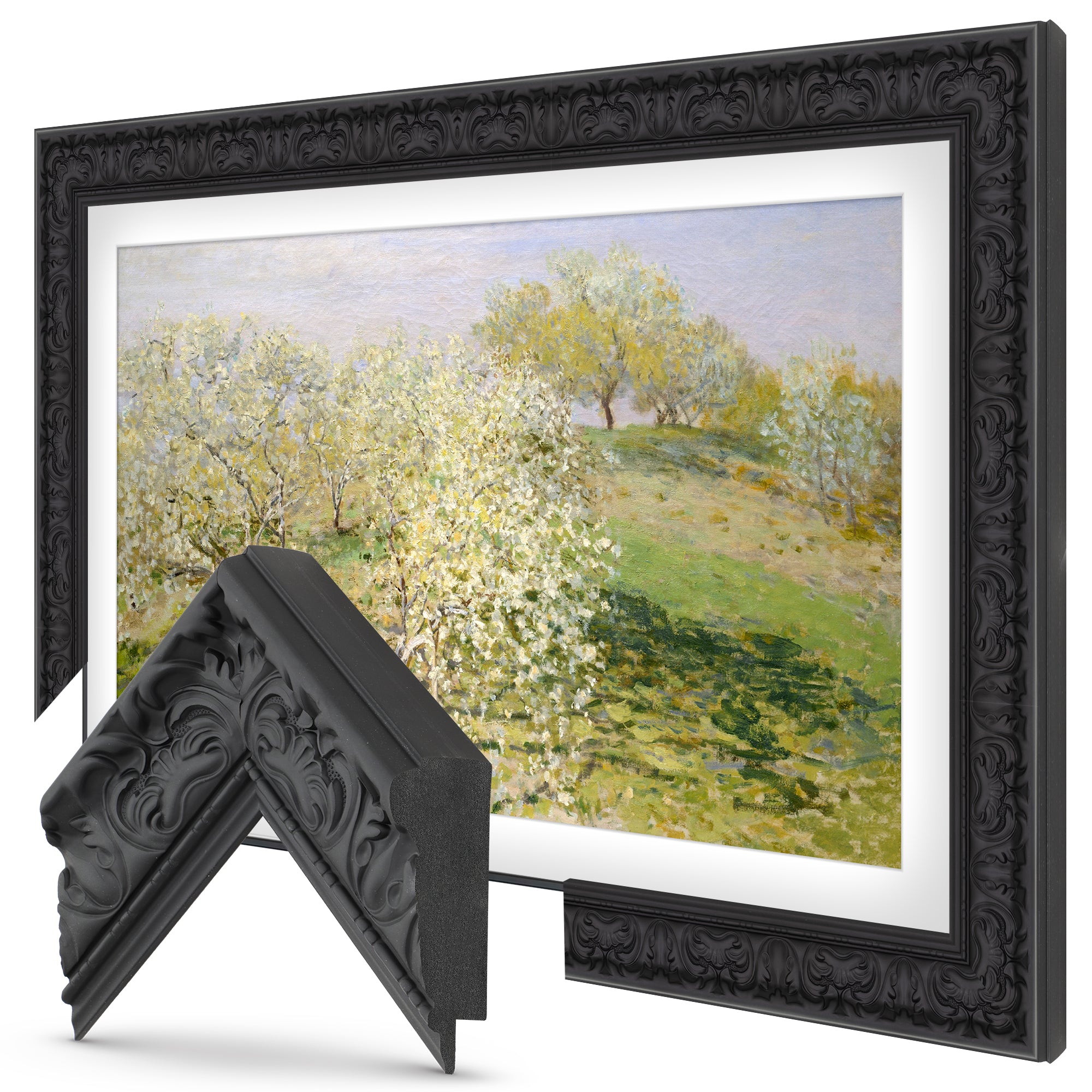 Deco TV Frames Samsung the Frame TV Tuscan Matte Black