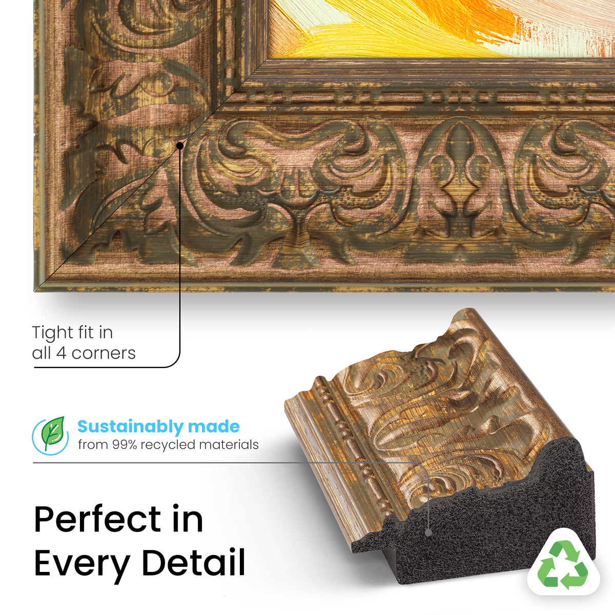 Deco TV Frames Samsung the Frame TV Tuscan Copper