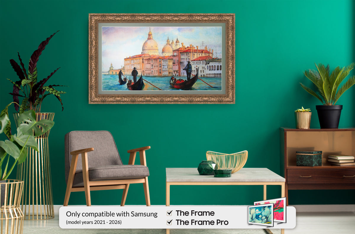 Deco TV Frames Samsung the Frame TV Tuscan Copper