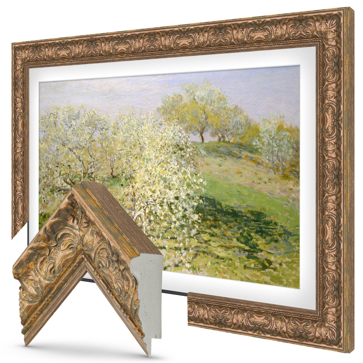 Deco TV Frames Samsung the Frame TV Tuscan Copper