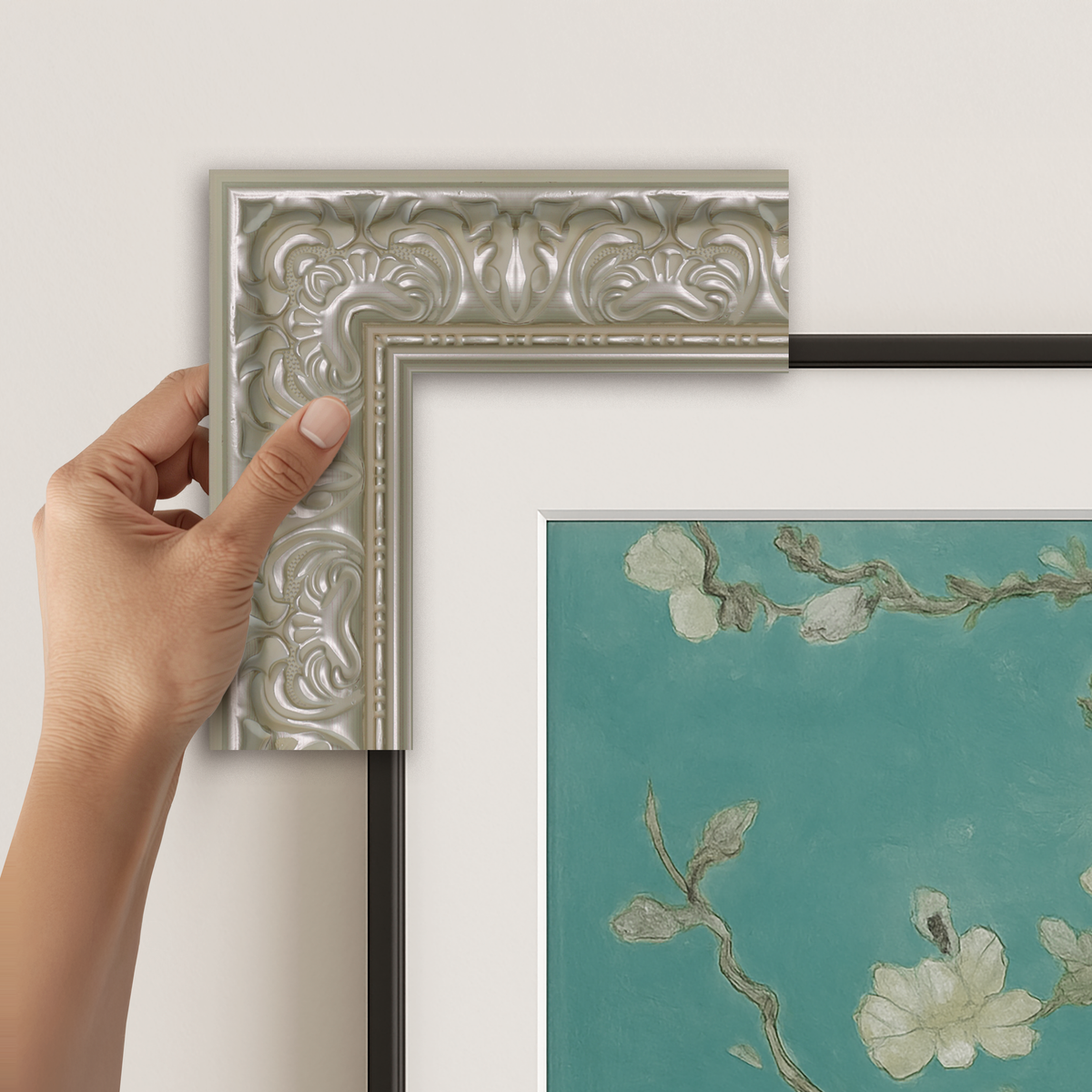 Deco TV Frames Samsung the Frame TV Tuscan Pearl