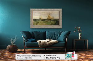 Deco TV Frames Samsung the Frame TV Tuscan Pearl