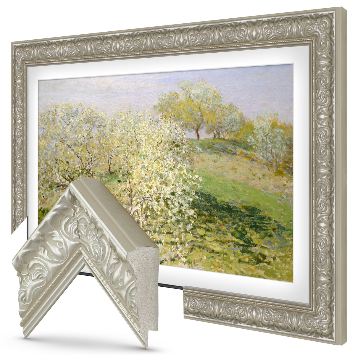 Deco TV Frames Samsung the Frame TV Tuscan Pearl