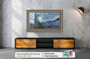 Deco TV Frames Samsung the Frame TV Tuscan Silver