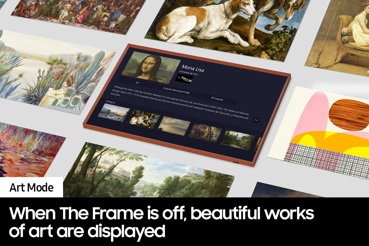 32&quot; Samsung The Frame / 4K Art Mode Smart TV (2023)